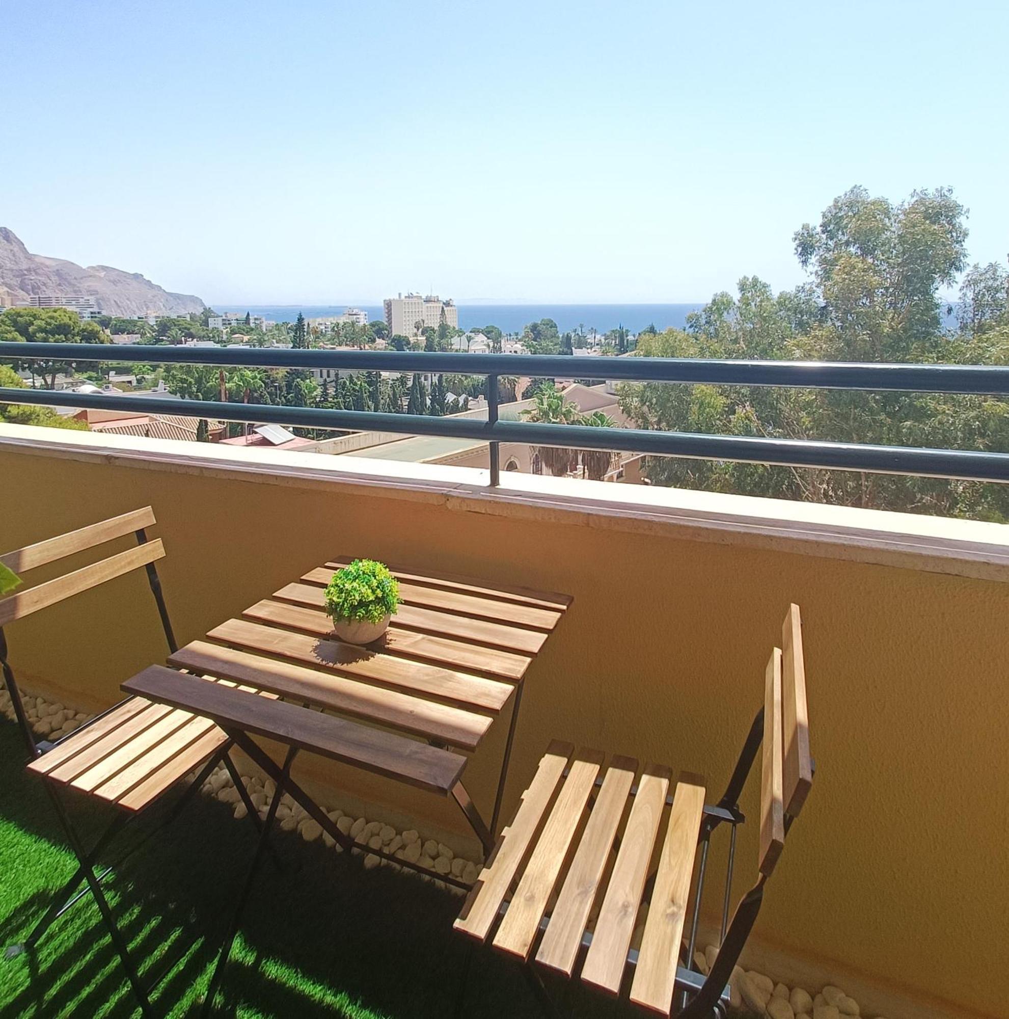 Geminis 504 Suite Con Terraza Y Vistas Al Mar Aguadulce  Ngoại thất bức ảnh